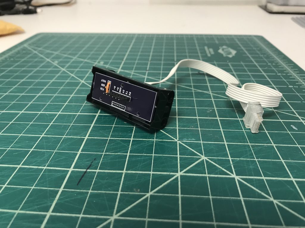 Plugging Breakout PCB to SPIKE Distance Sensor Connector