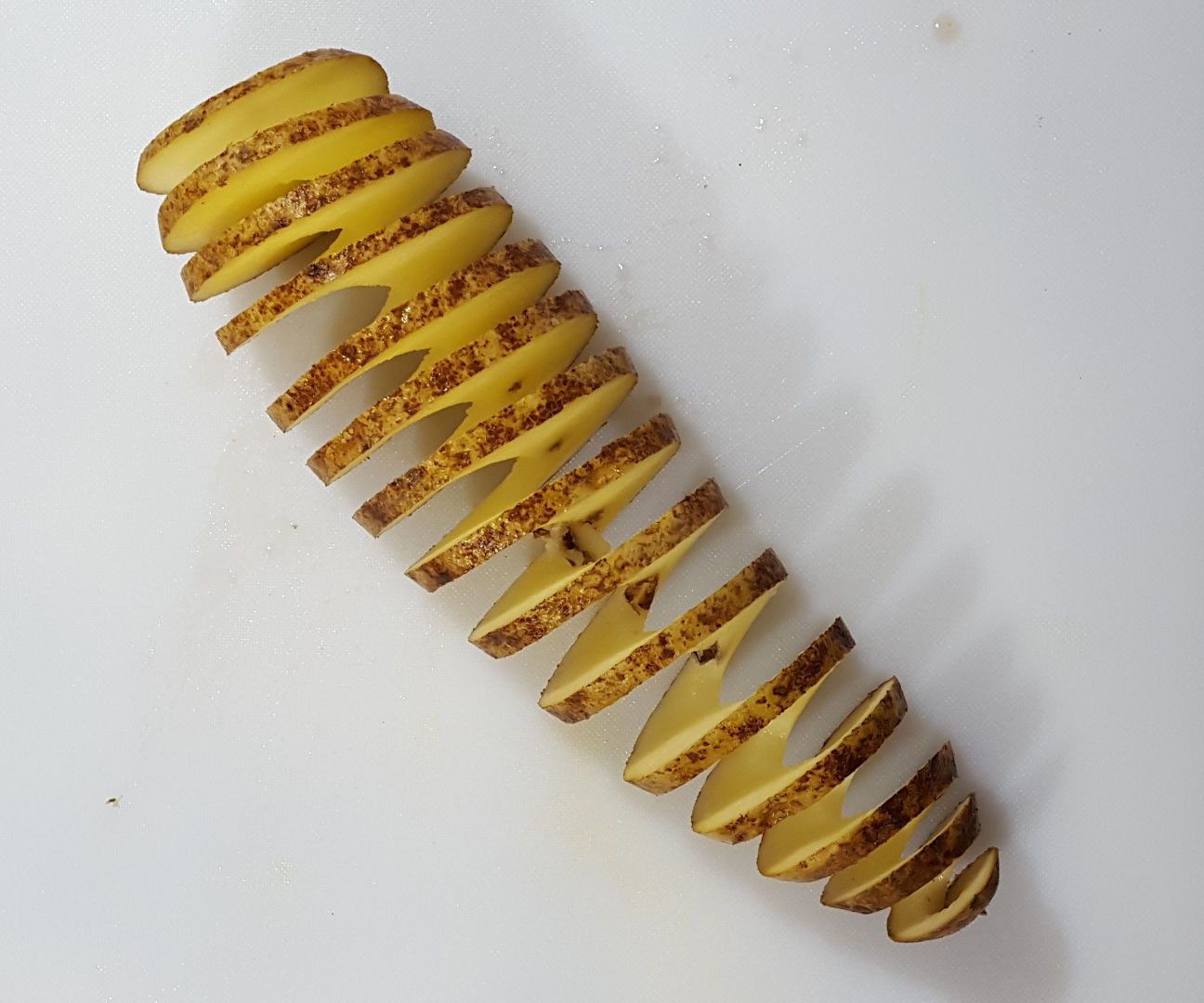 Accordion Style Twice Baked Potato Appetizer