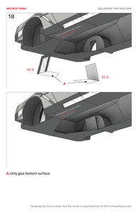 DeLorean BTTF Inspired Papercraft