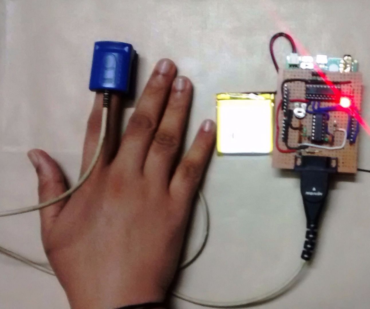 LinkIt One Remote Heart Rate Monitor 