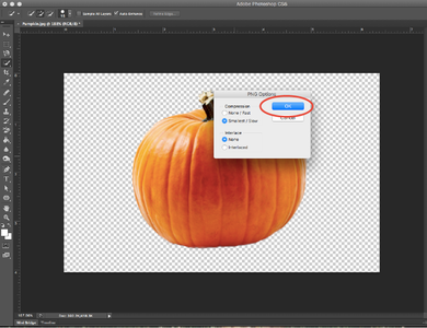 Save Your Image As a PNG File