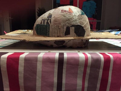 Cardboard and Tape Structure