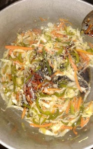 Sauté the Vegetables for the Stuffing