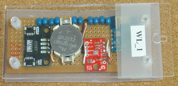 Sensor Construction -- WL_1 – Temperature, Humidity Sensor, Barometric Pressure and Lux Level Sensor