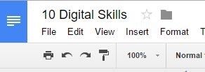 Covert to a .DOCX Step 1: Google Docs 
