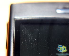 Samsung i600/Blackjack screen dust fix