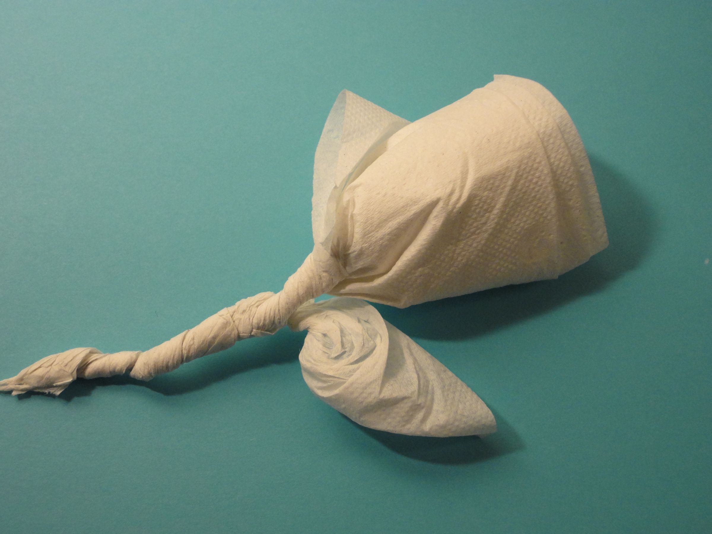 The Origami Paper Napkin Rose (Another Simple Creation)