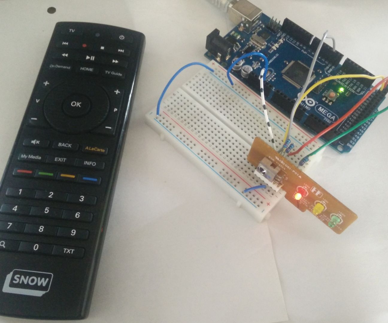 Arduino IR Receiver Control Computer
