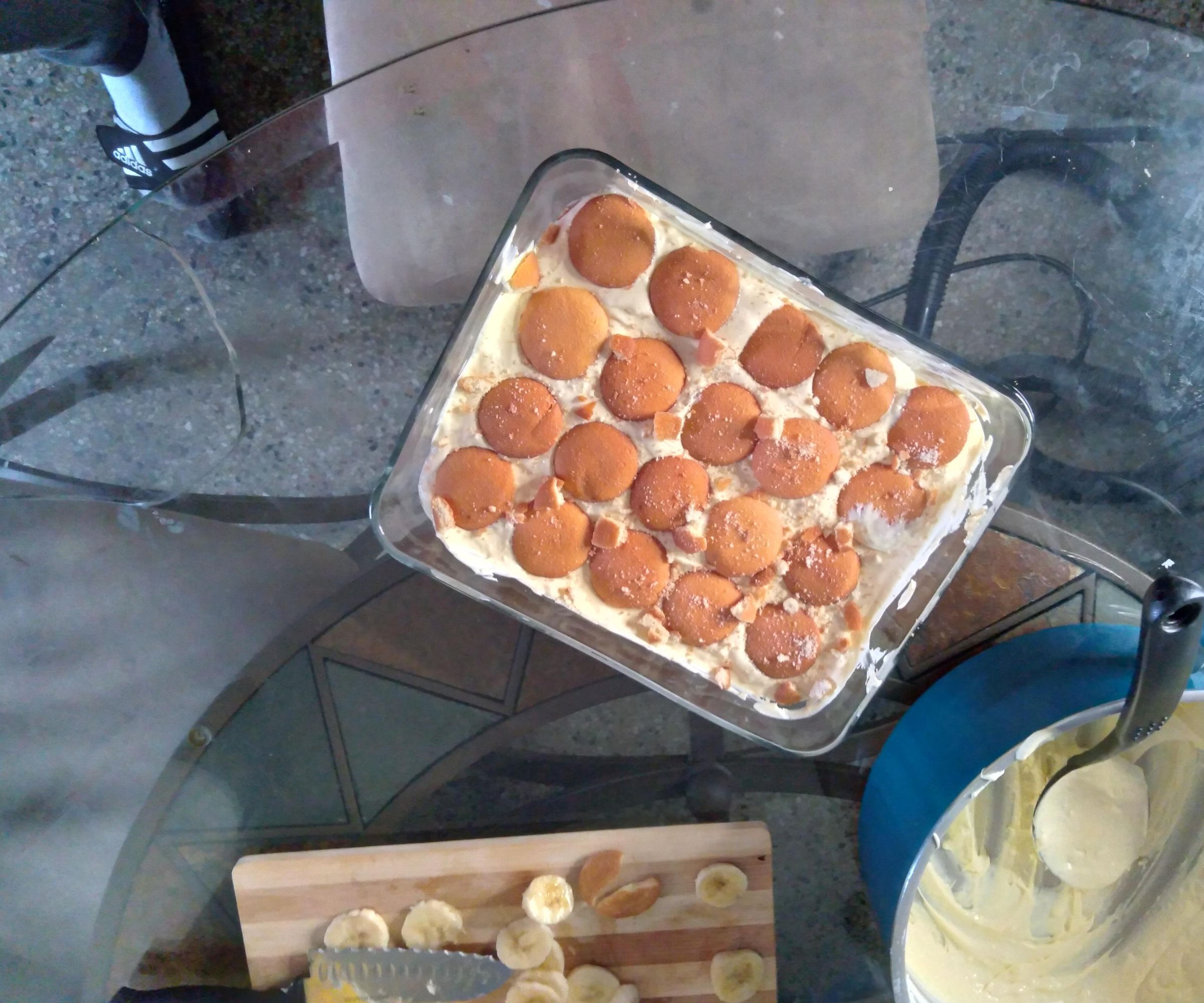 Making Banana Pudding