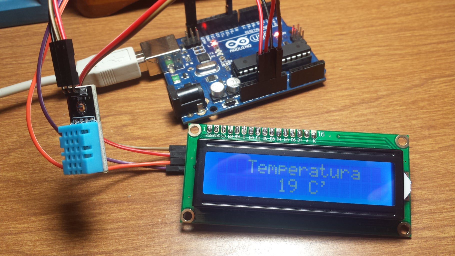 Mostrar Temperatura En Display Con Sensor DHT11 Y Arduino