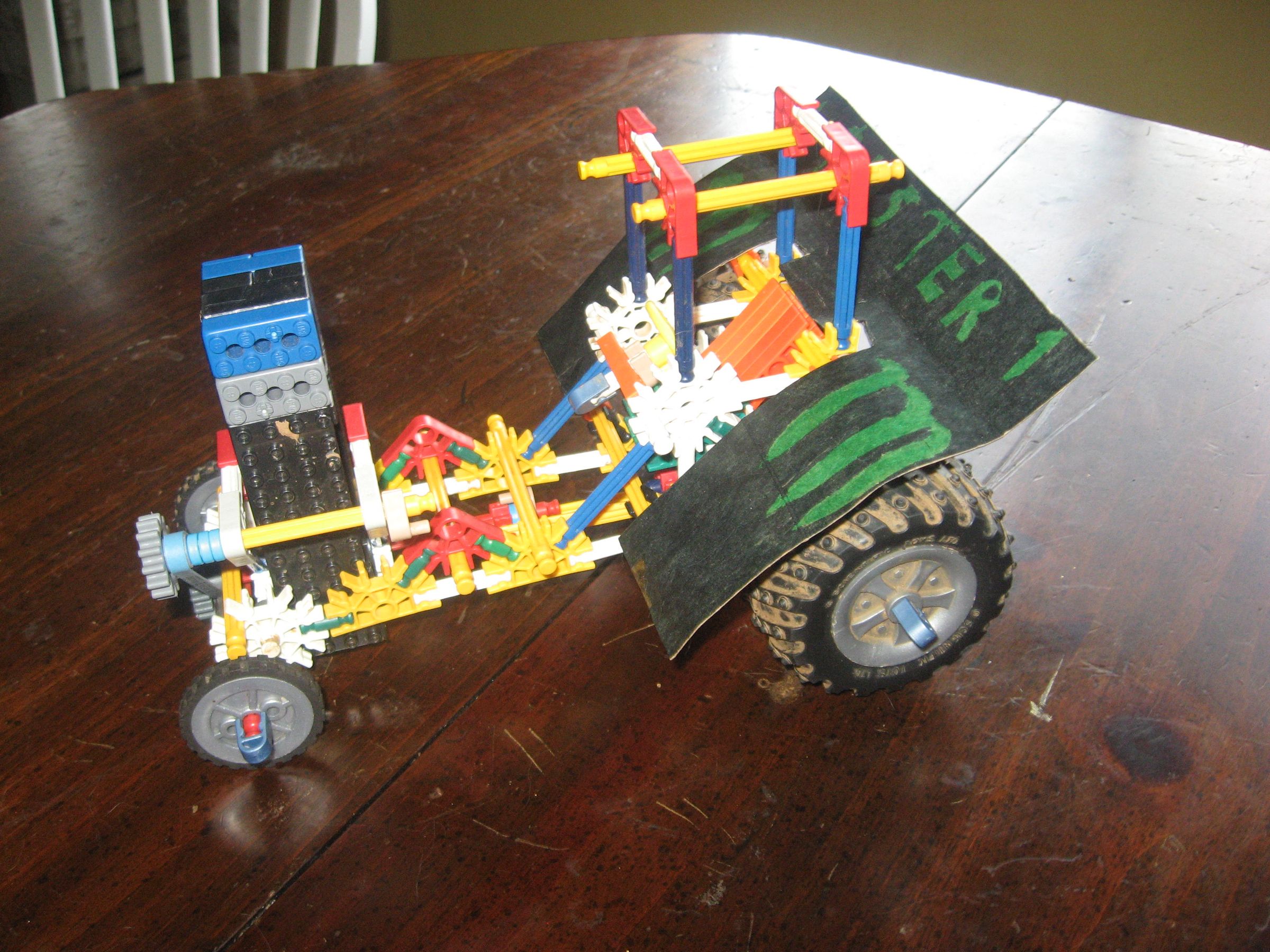 Knex Mini Modifed Tractor Pull