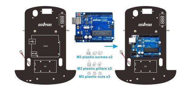 Install OSOYOO UNO Board