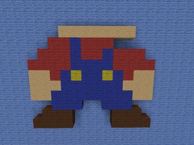 Minecraft Mario 2d Layout Minecraft 2d Mario : 3 Steps - Instructables