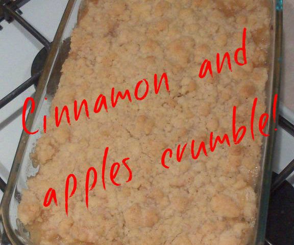Cinnamon and Apples Crumble