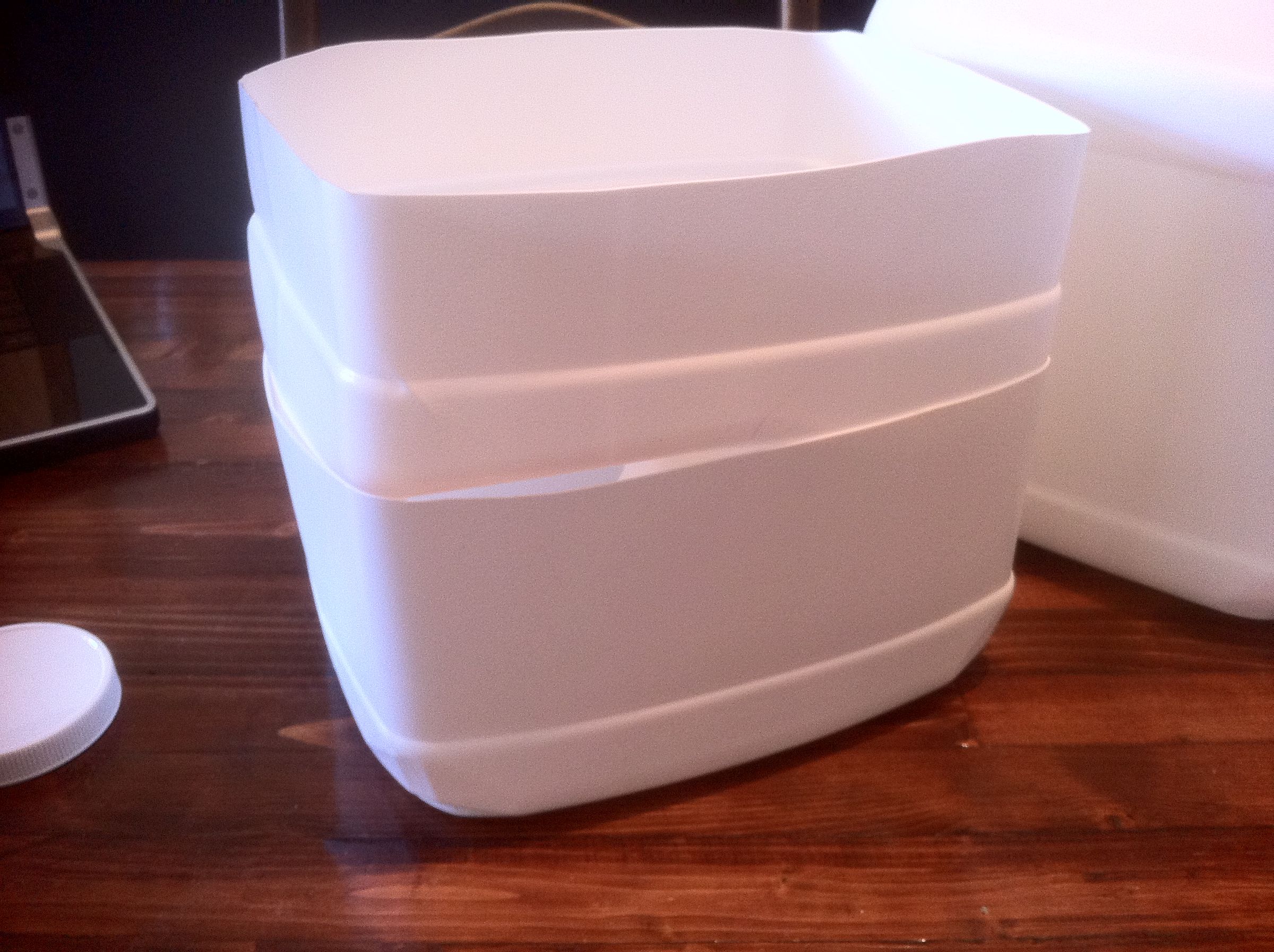 Self Watering Planter From Cat Litter Container 5 Steps Instructables