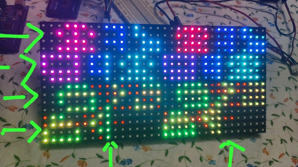 Display Text at P10 LED Display Using Arduino : 5 Steps (with Pictures ...