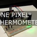 One Pixel Thermometer