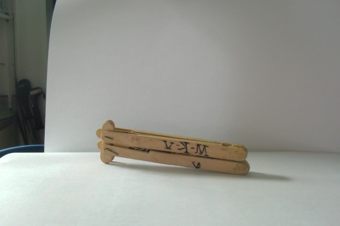 Butterfly Knife Made by Ice Cream Sticks