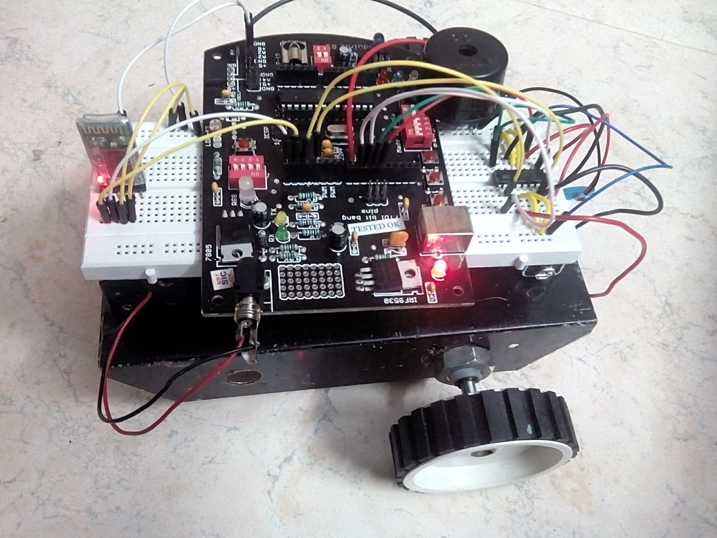 Bluetooth Controlled Robot 
