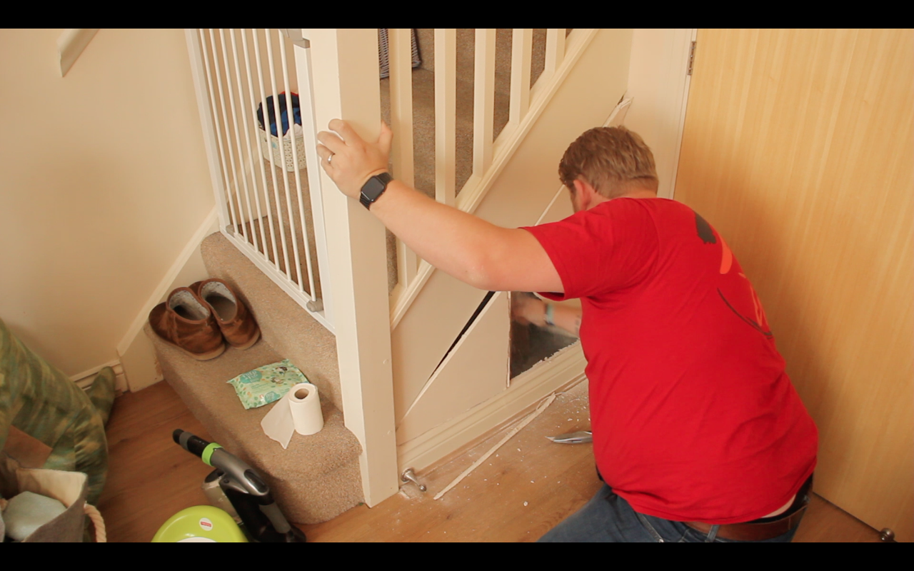 How to Make a Secret and Concealed Under Stairs Cupboard. : 12 Steps ...