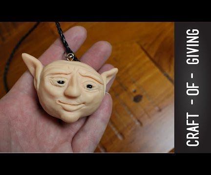DIY Polymer Clay Fantasy Gnome Necklace | Craft of Giving