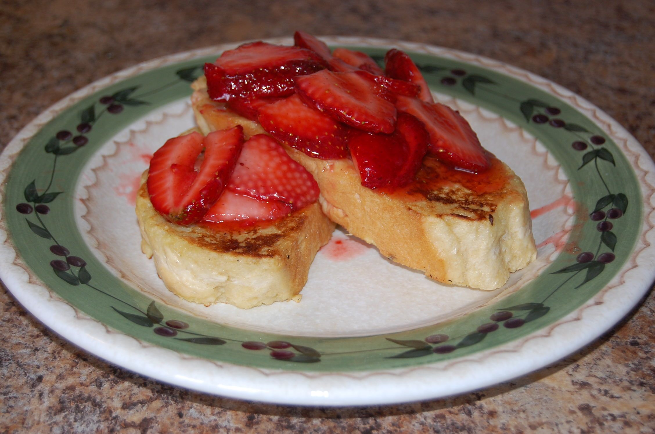 French Toast With Macerated Strawberries 7 Steps (with Pictures) Instructables