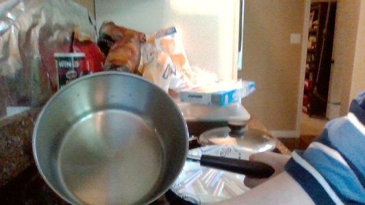 Tong Onto a Plate and Pour Water Out
