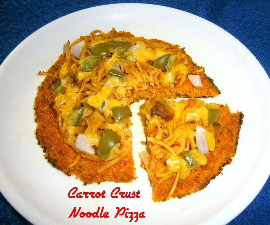 Carrot Crust Noodle Pizza