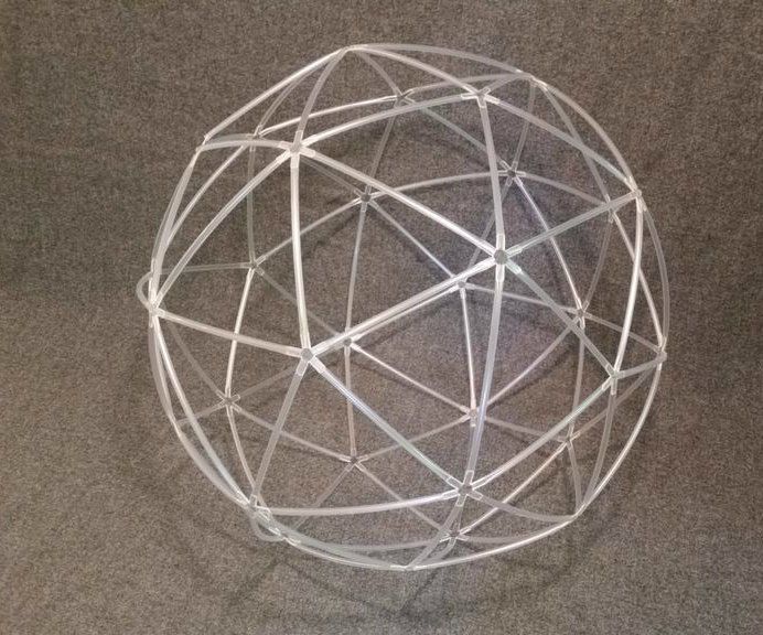 Make a Geodesic Sphere Out of Plastic Straws