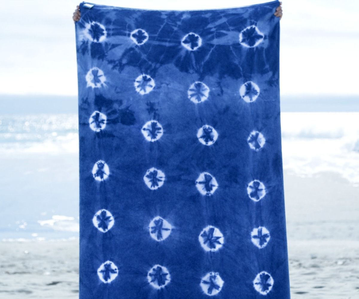 Indigo Dyed Beach Towels