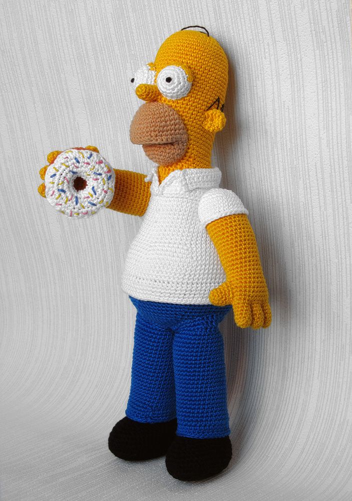 Homer Simpson Crochet Toy
