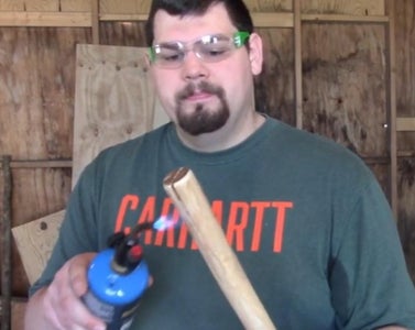 Decorating the Handle With Fire!