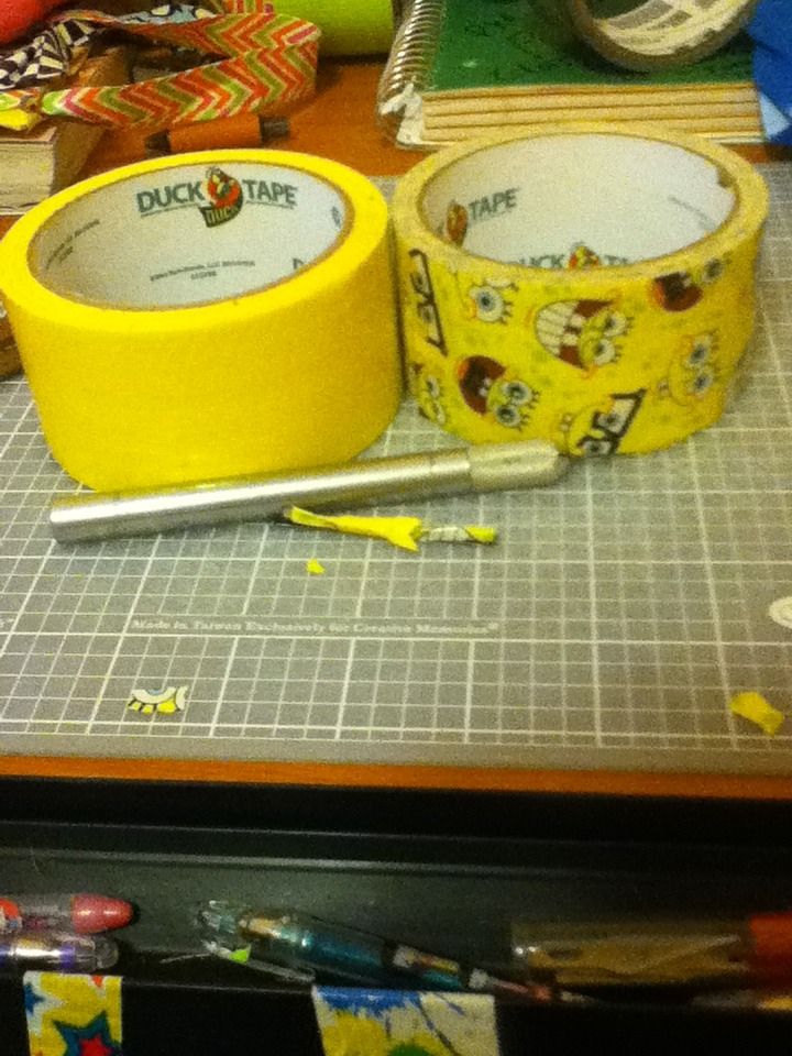 Duck Tape Bobbie Bin