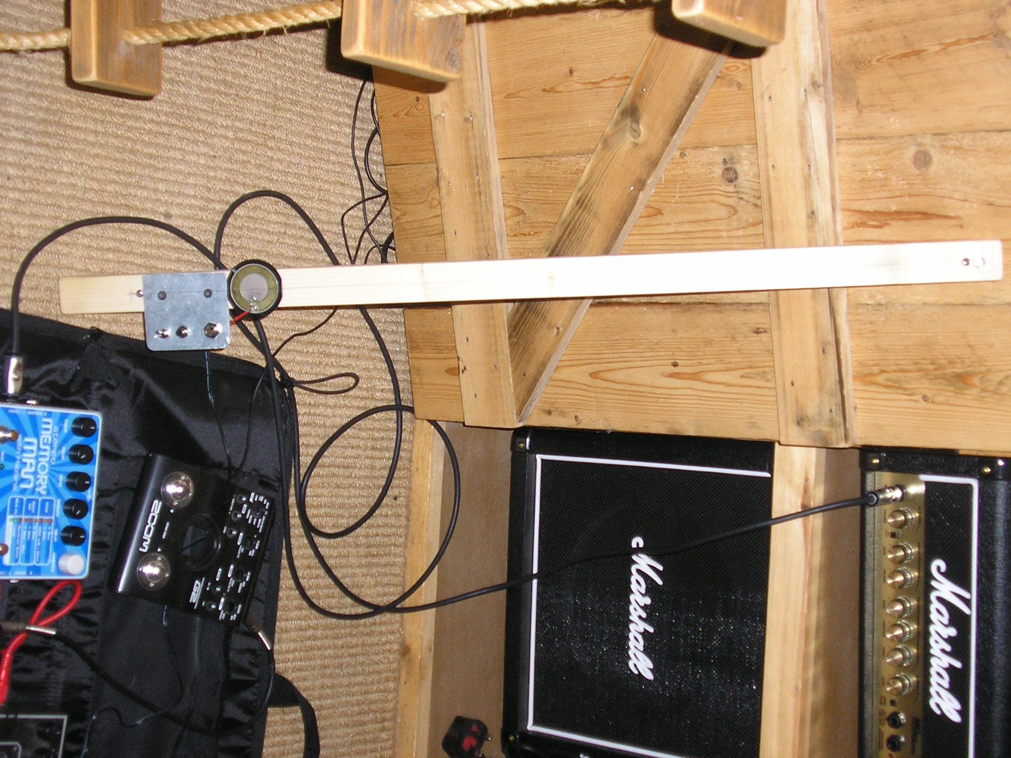 My Electric Stick Bass (but With a G-string)