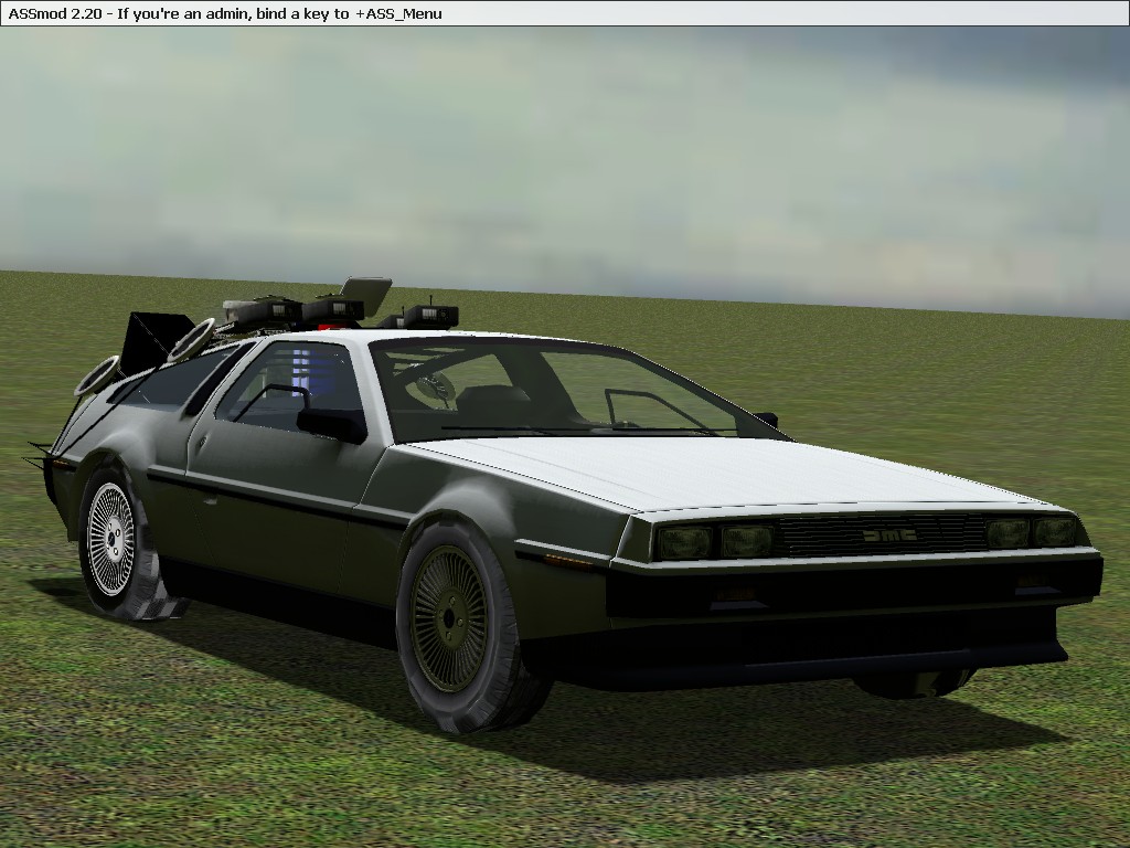 Delorean Time Machine in Garry's Mod
