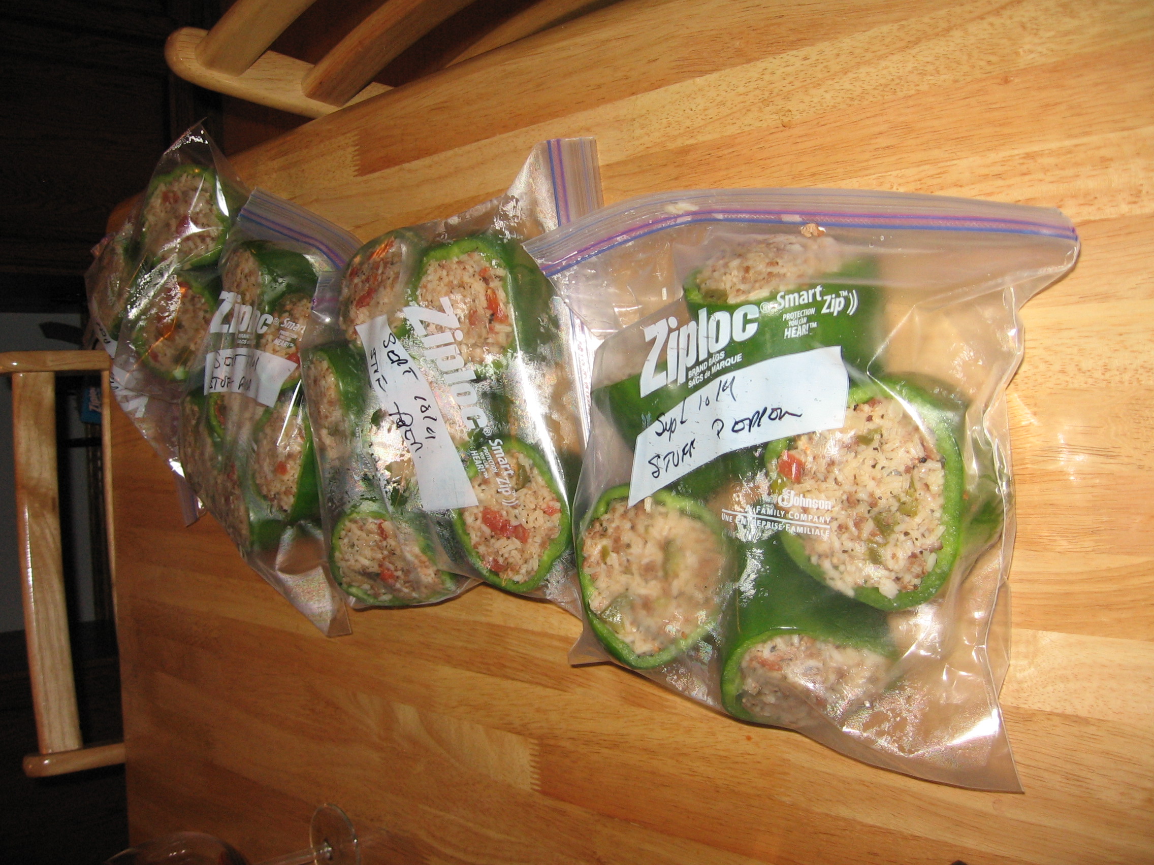 A Half Bushel of Green Peppers Stuffed!! 6 Steps (with Pictures