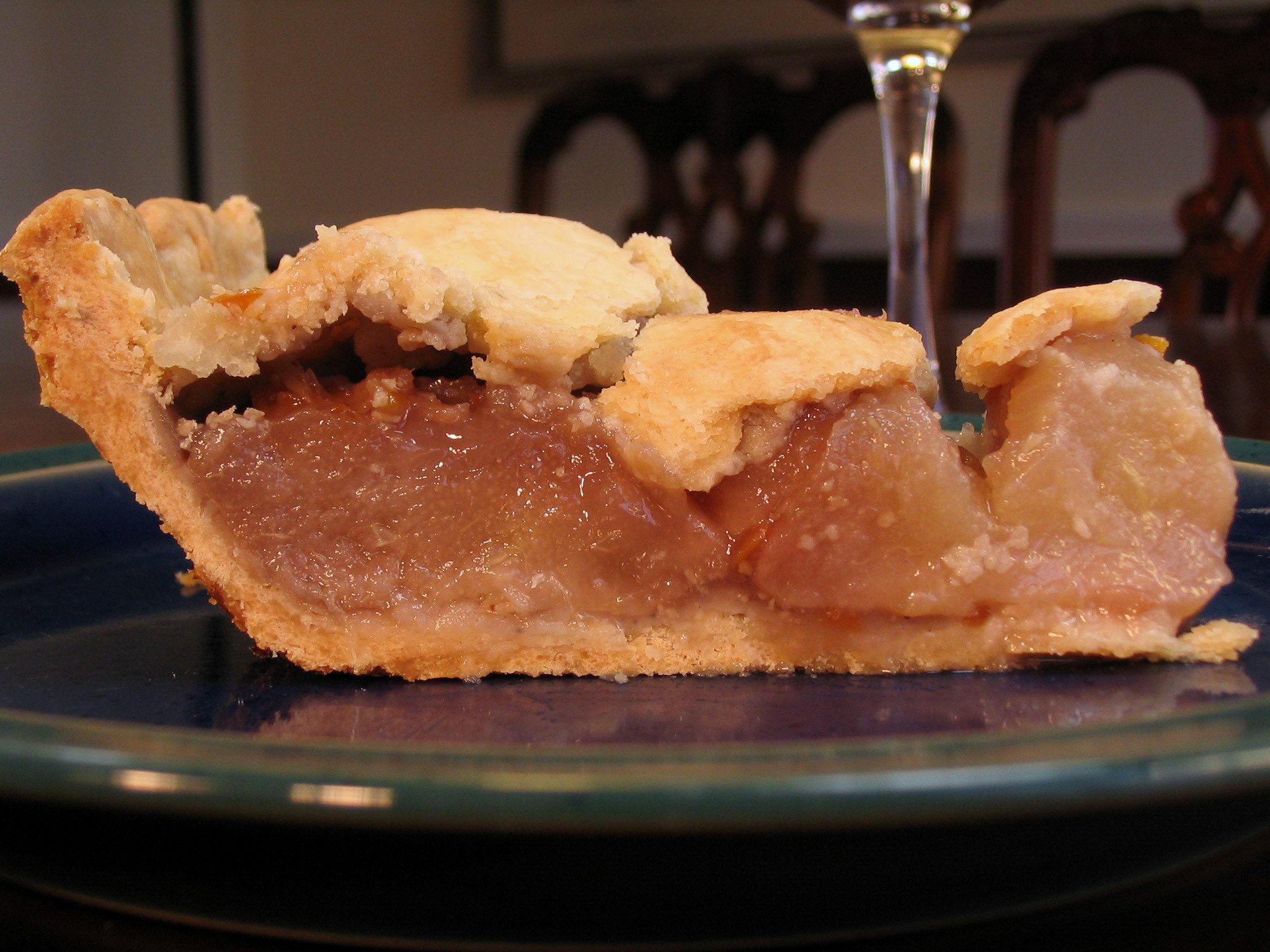 Poached Pear Pie
