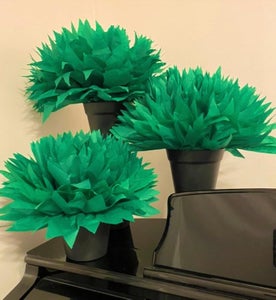 Easy! Inexpensive! Paper! Plant Decorations!