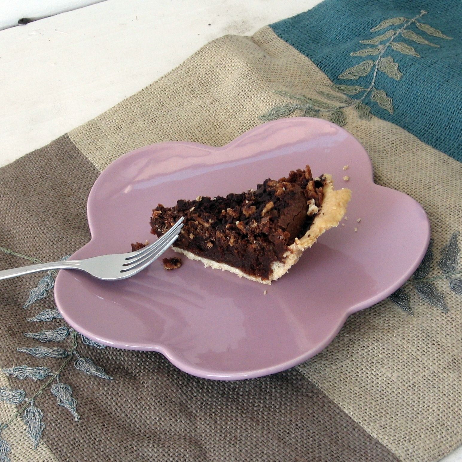 Chocolate Bacon Chess Pie