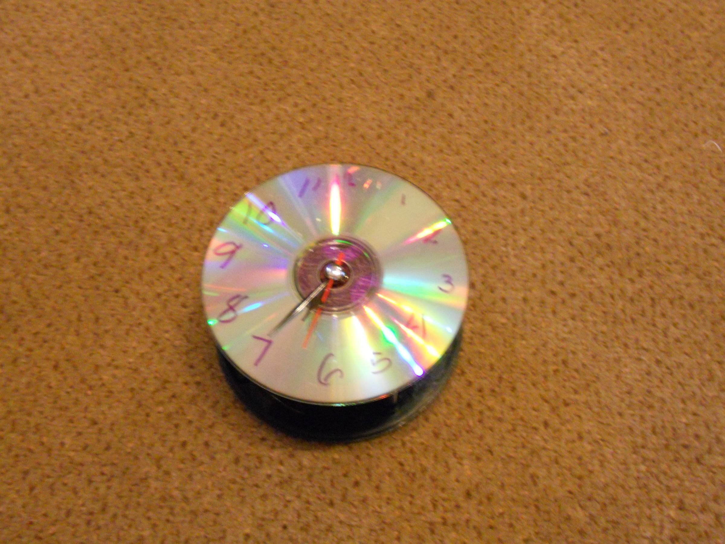 CD Clock instructable WORKS!!!