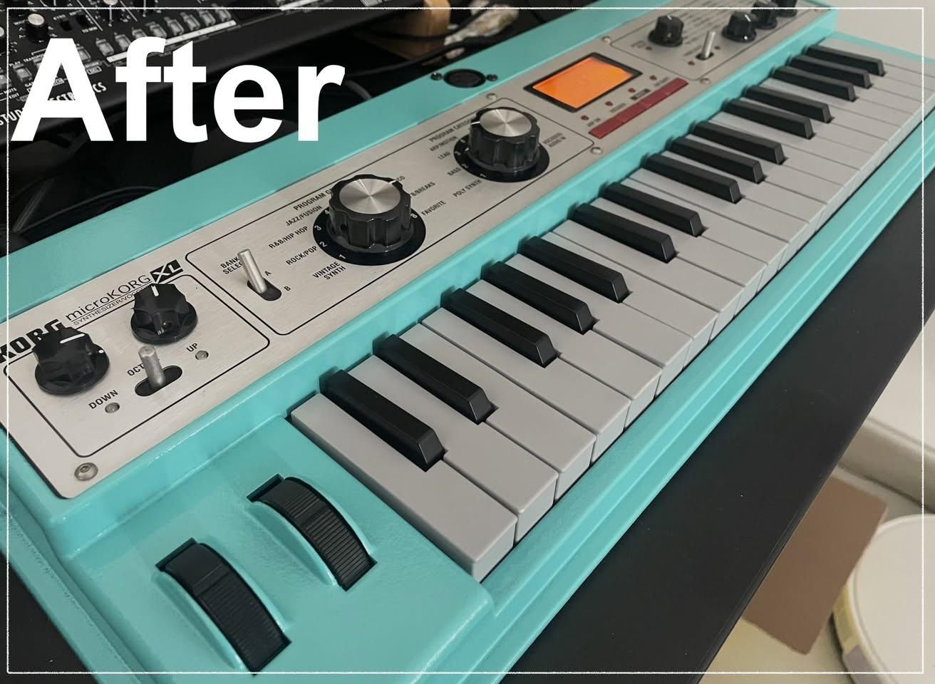 Retro Wave Repaint: MicroKORG XL Makeover : 6 Steps (with Pictures