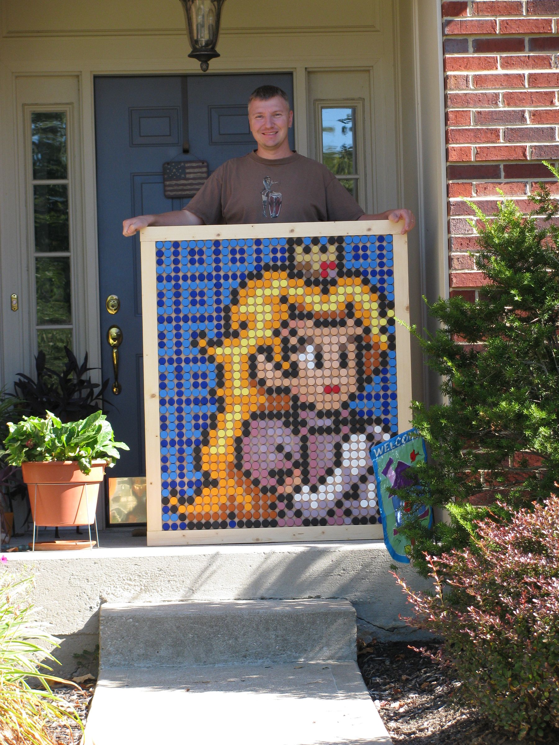 Princess Peach Pointillism