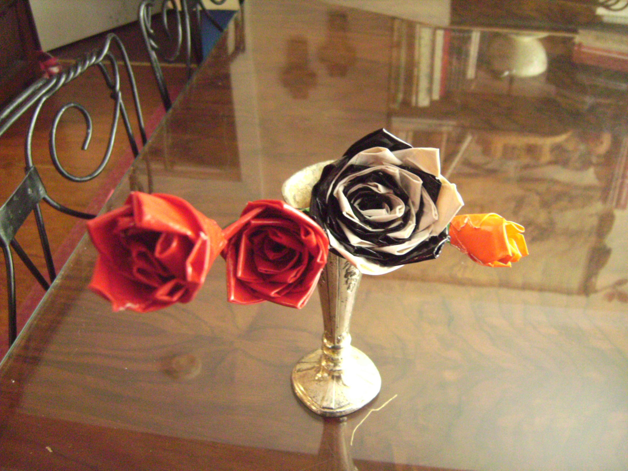 Simplified Duct Tape Flower