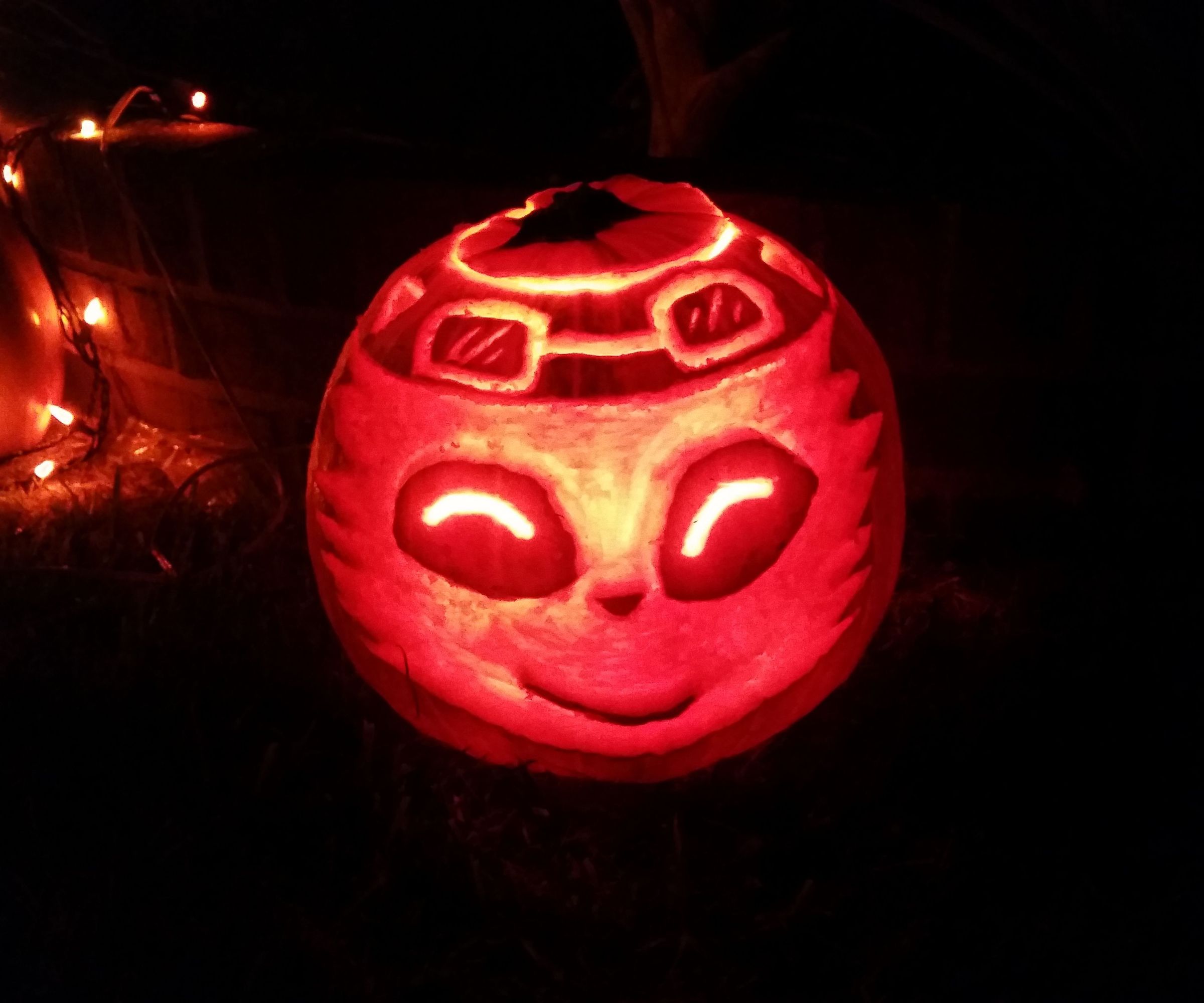 Dremel Carved Jack-o-Lantern Tips and Tricks, Featuring Teemo, the Swift Scout.