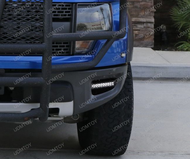 Install 100W CREE LED Lightbar Foglamps for Ford Raptor