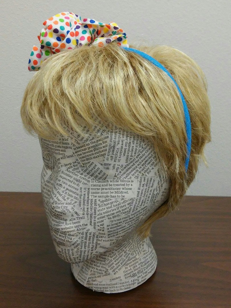 Sew Flowers to Headband