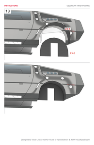 DeLorean BTTF Inspired Papercraft