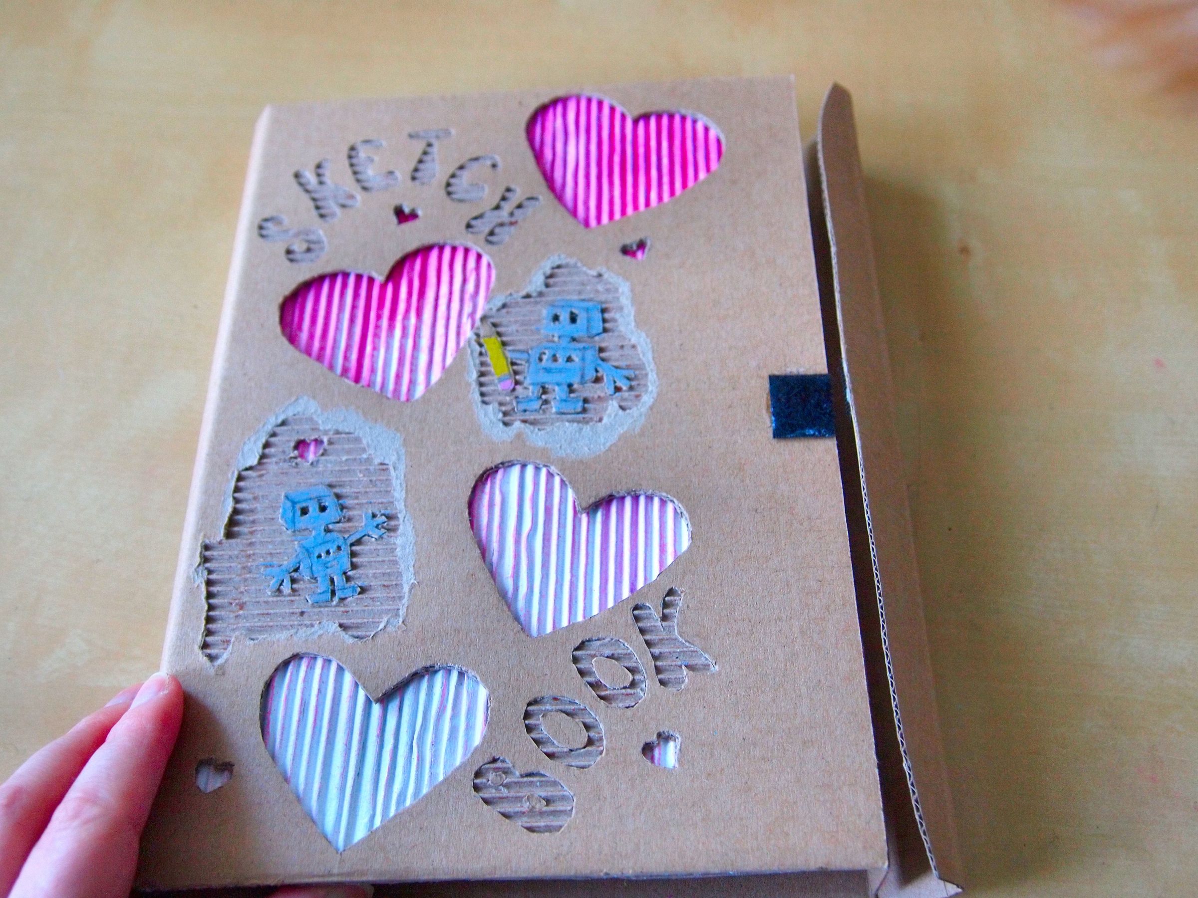 DIY Cardboard Sketchbook : 13 Steps (with Pictures) - Instructables