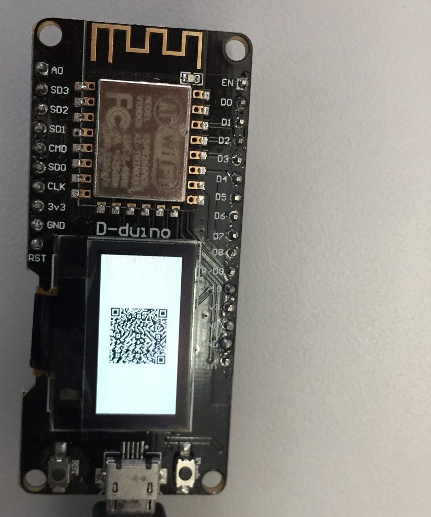 D-duino QR Code Display