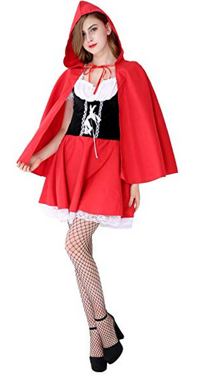 Dead red riding hood costume clearance